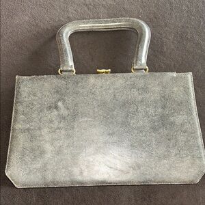 Elegant Vintage Milch Accordion Silver Women's Satchel